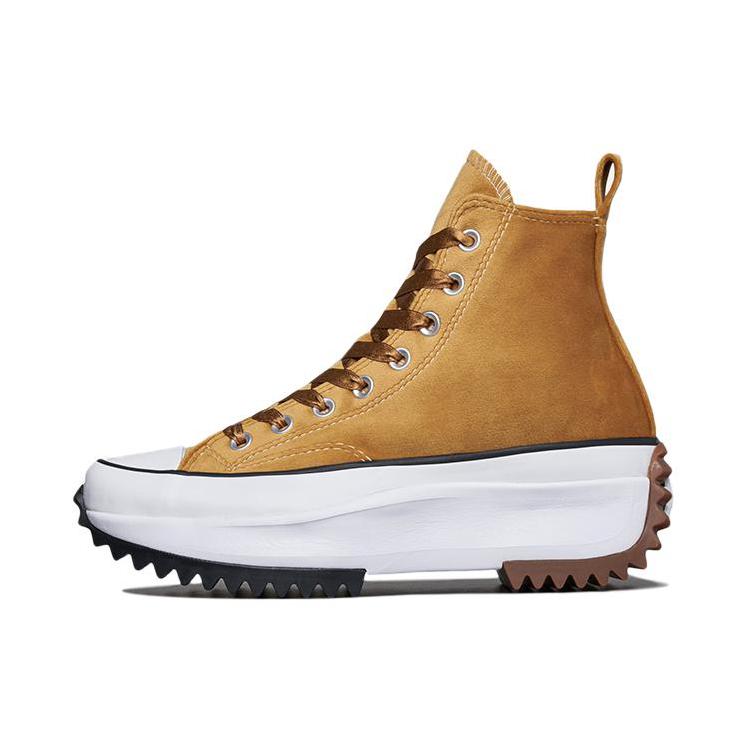 推荐商品：Converse/匡威 Run Star Hike 厚底 防滑 松糕鞋 增高鞋 运动休闲鞋 姜黄