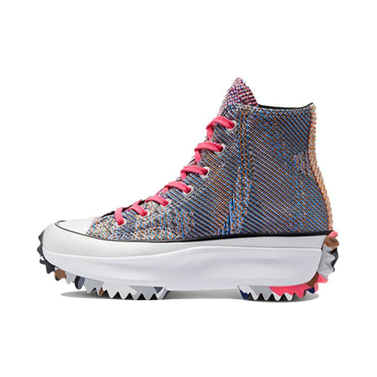 推荐商品：Converse/匡威 Run Star Hike 厚底 防滑 松糕鞋 增高鞋 运动休闲鞋 白粉蓝