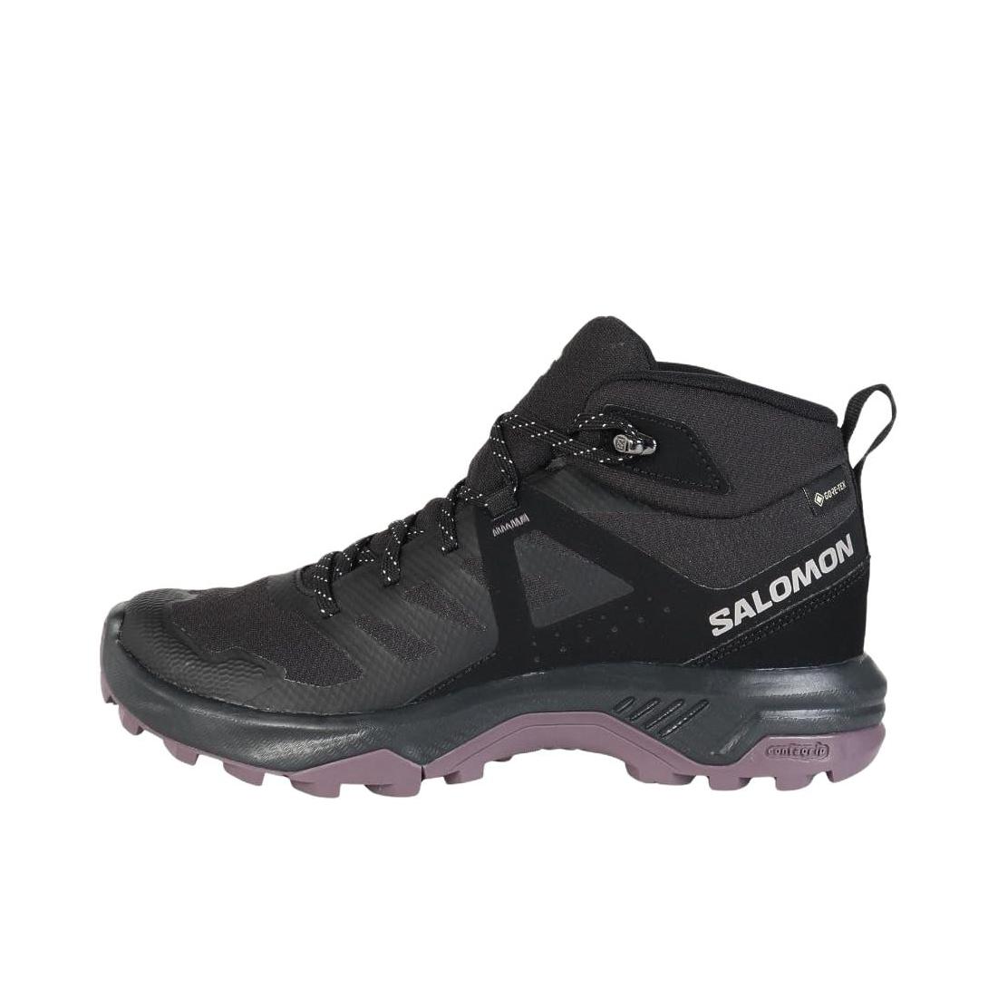 推荐商品：Salomon/萨洛蒙 EXEO GTX 耐磨 圆头 户外 防水 徒步鞋 黑色