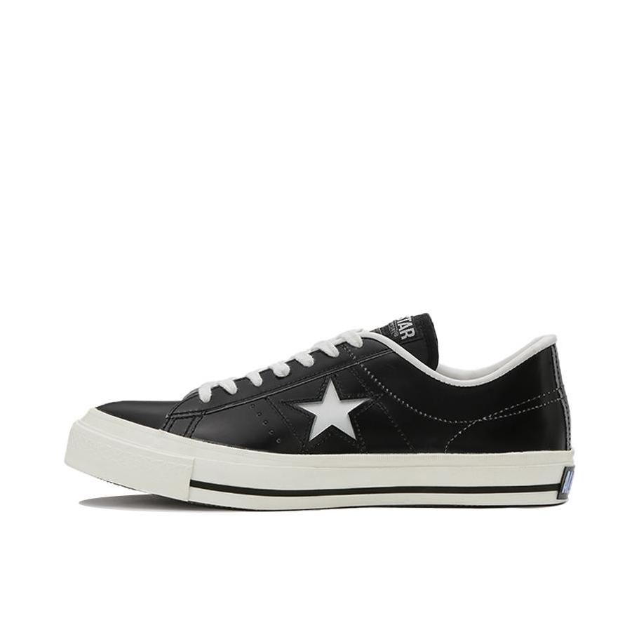 推荐商品：Converse/匡威 One Star 翻毛皮 防滑 复古 星星鞋 板鞋 黑色/皮质/日版