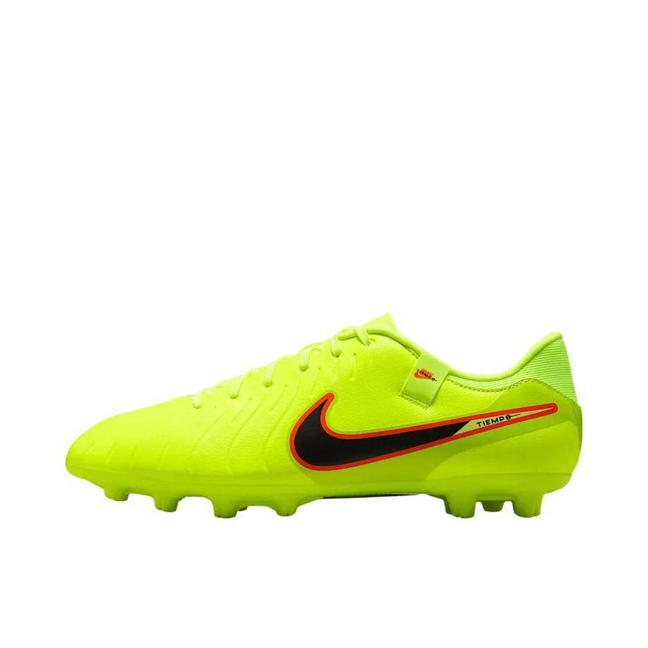 推荐商品：Nike Legend 10 Academy AG 中端 胶质短钉 人工草场 圆头 足球鞋 荧光黄 