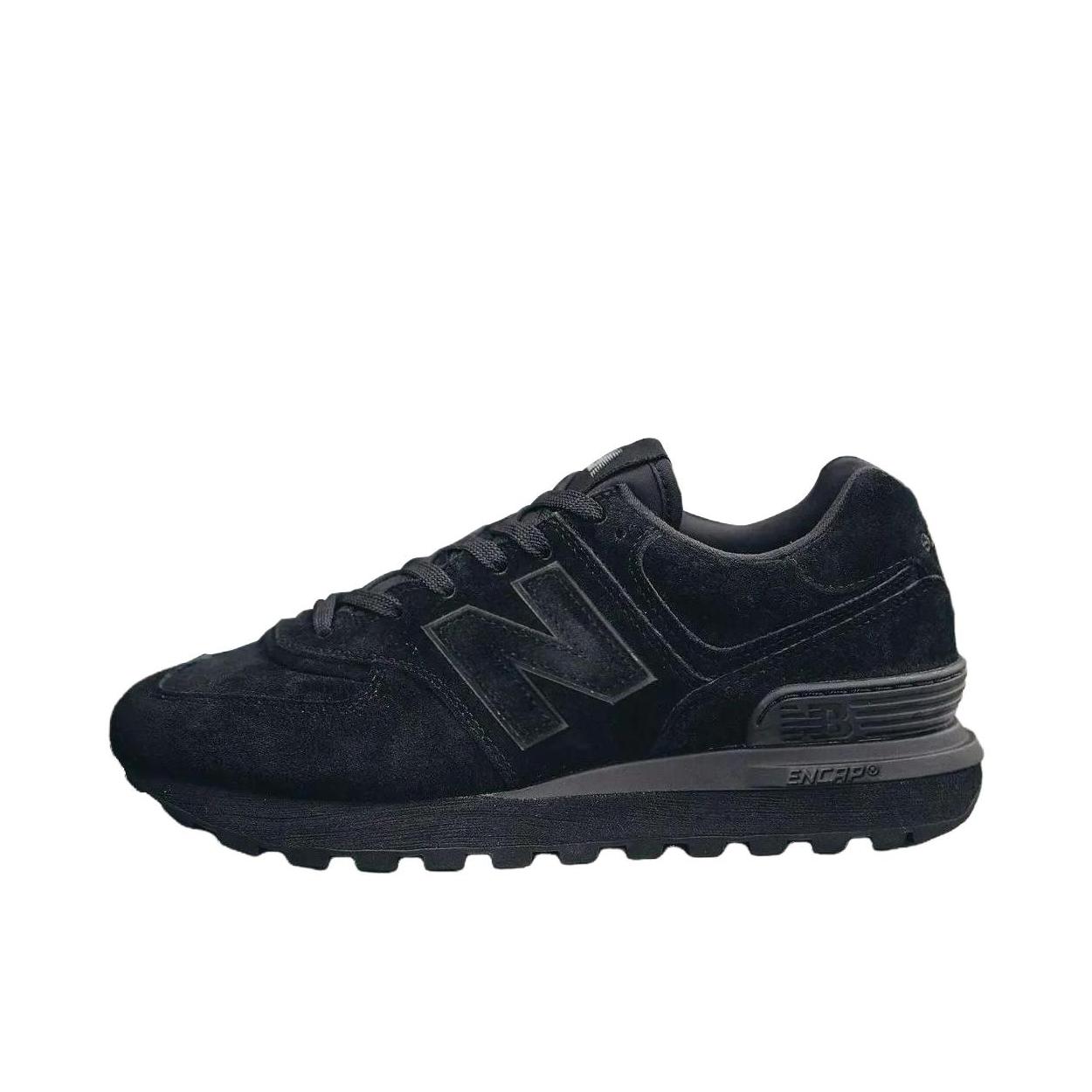 推荐商品：New Balance 574 运动休闲鞋 阿甘鞋 经典复古防滑耐磨缓震舒适透气时尚百搭轻便 D宽/耀黑色