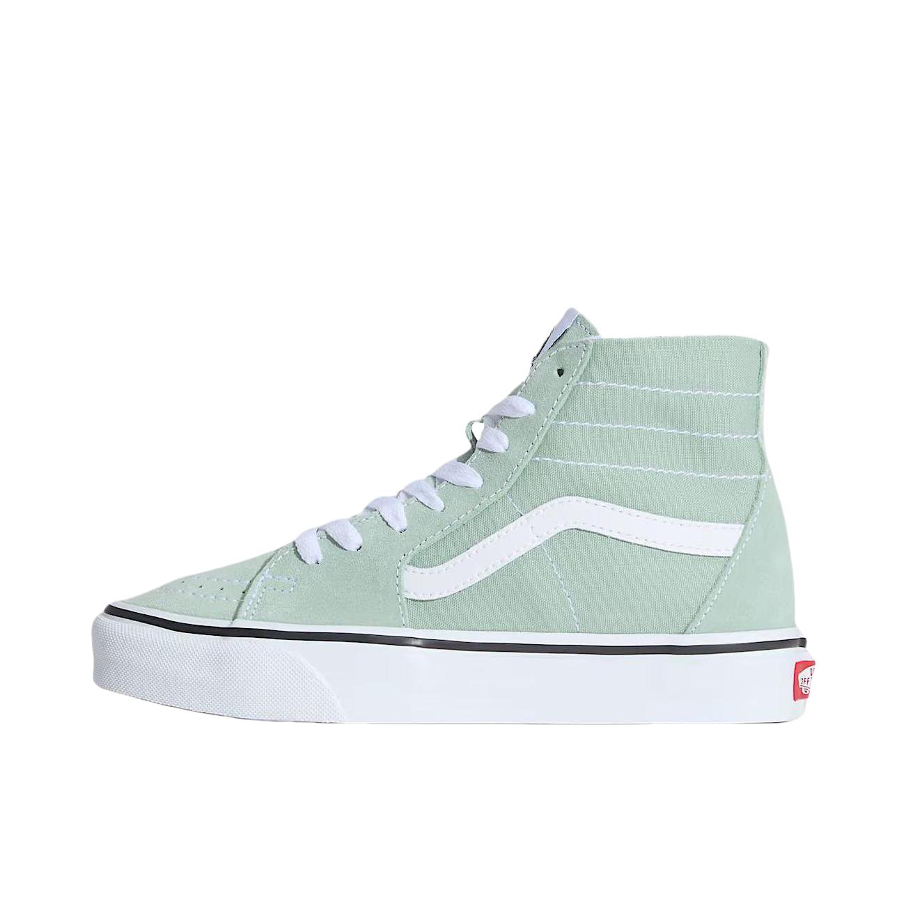 推荐商品：Vans/范斯 SK8-Mid 板鞋 潮流拼接复古百搭防滑耐磨 正绿色 