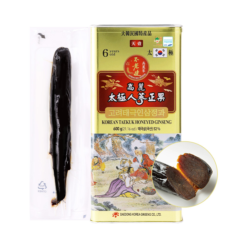推荐商品：GINSSEN/不老健 天壹太极人参正果 盒装