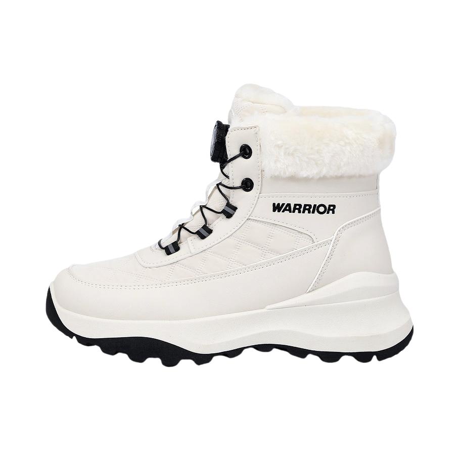 推荐商品：回力 雪地靴 保暖舒适加绒加厚 WBN(JS)-2997 女款/米色/白色