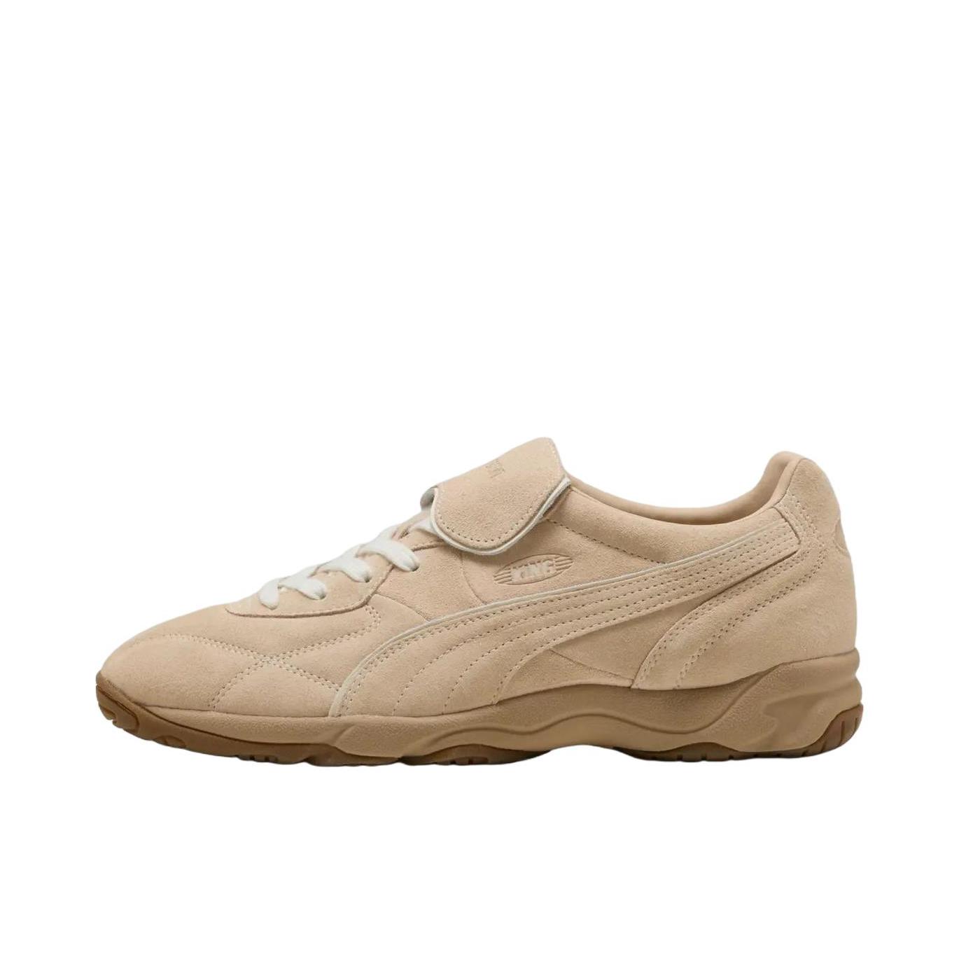推荐商品：Puma/彪马 King Indoor 运动休闲鞋 百搭复古防滑耐磨舒适低帮贴合支撑 REPRESENT联名/棕色 