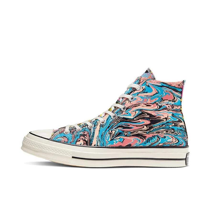 推荐商品：Converse/匡威 1970s 帆布鞋 圆头防滑经典复古轻便时尚拼接百搭 MARBLE联名/彩绘扎染Hi