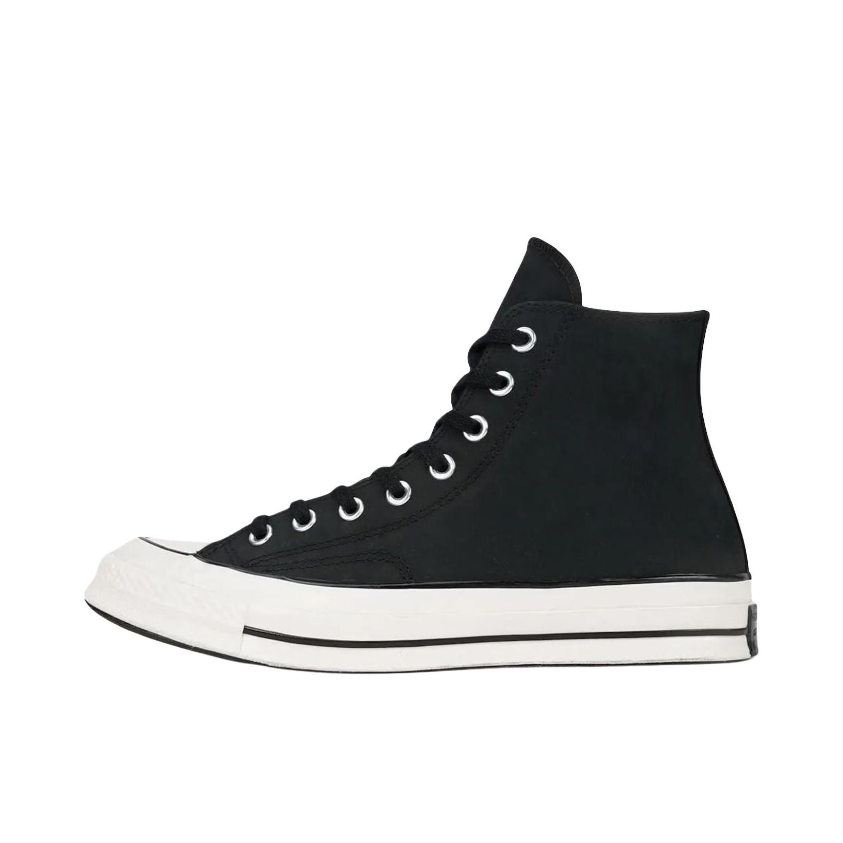 推荐商品：Converse/匡威 Chuck 70 帆布鞋 防滑耐磨薄底轻便透气舒适百搭复古时尚贴合圆头流光风 黑色/奶白色