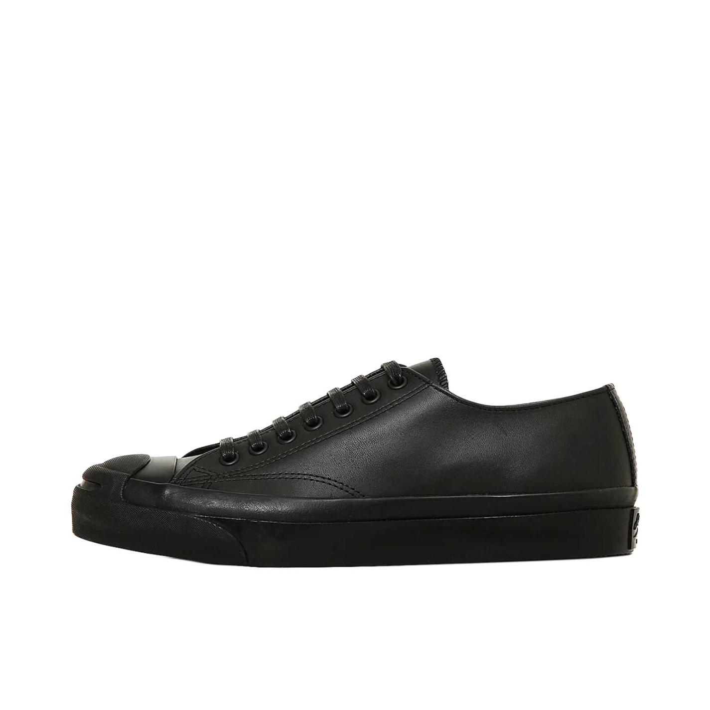 推荐商品：Converse/匡威 Jack Purcell 1935 帆布鞋 防滑耐磨低帮系带 纯黑色