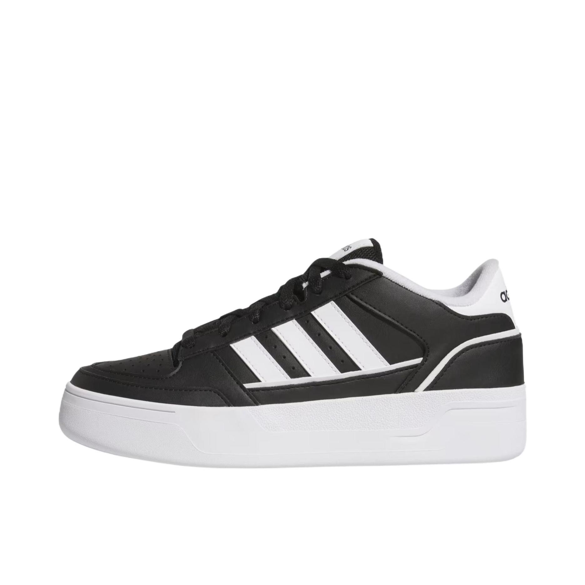 推荐商品：adidas Turnaround 板鞋 防滑耐磨舒适透气时尚潮流百搭复古篮球风 女款/黑色