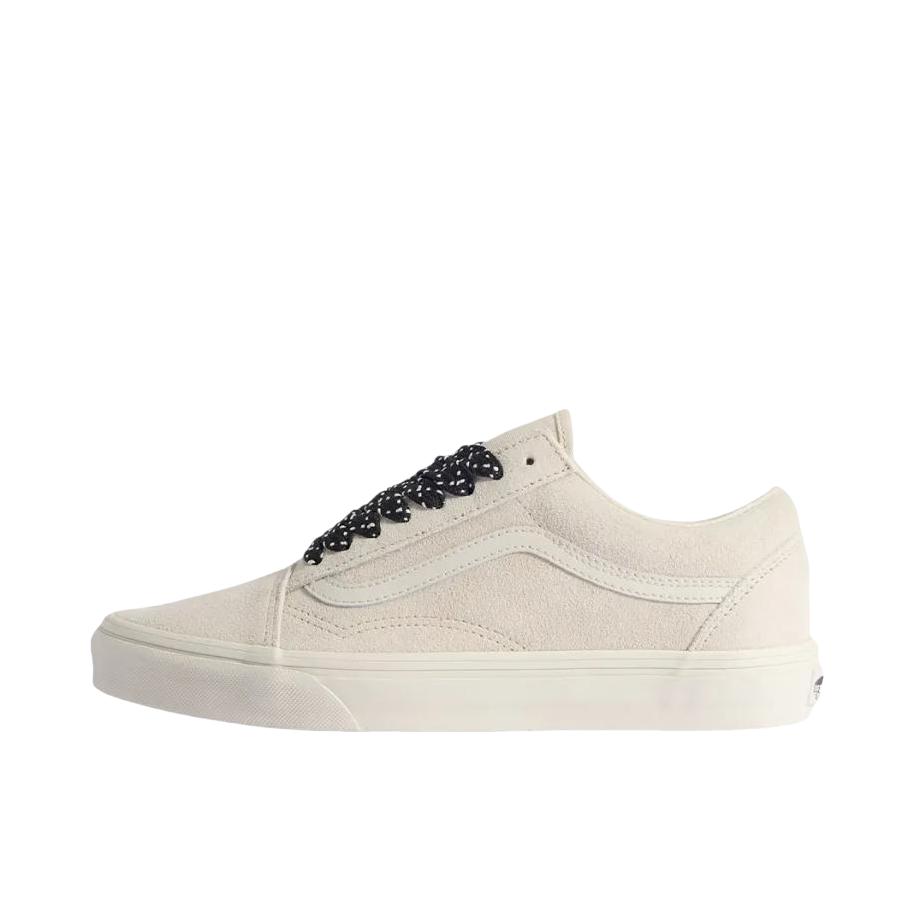 推荐商品：Vans/范斯 Old Skool 滑板鞋 板鞋 轻便防滑复古舒适经典 奶白色/米色