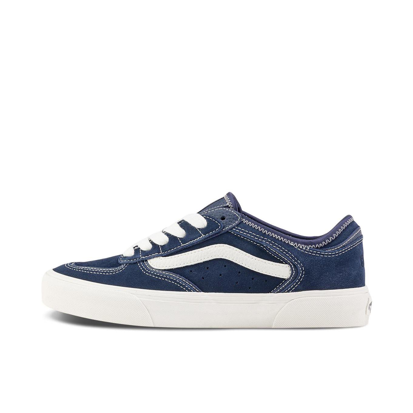 推荐商品：Vans/范斯 Rowley Classic 防滑耐磨 舒适轻便 减震 简约百搭 潮流复古 运动休闲鞋 深蓝色