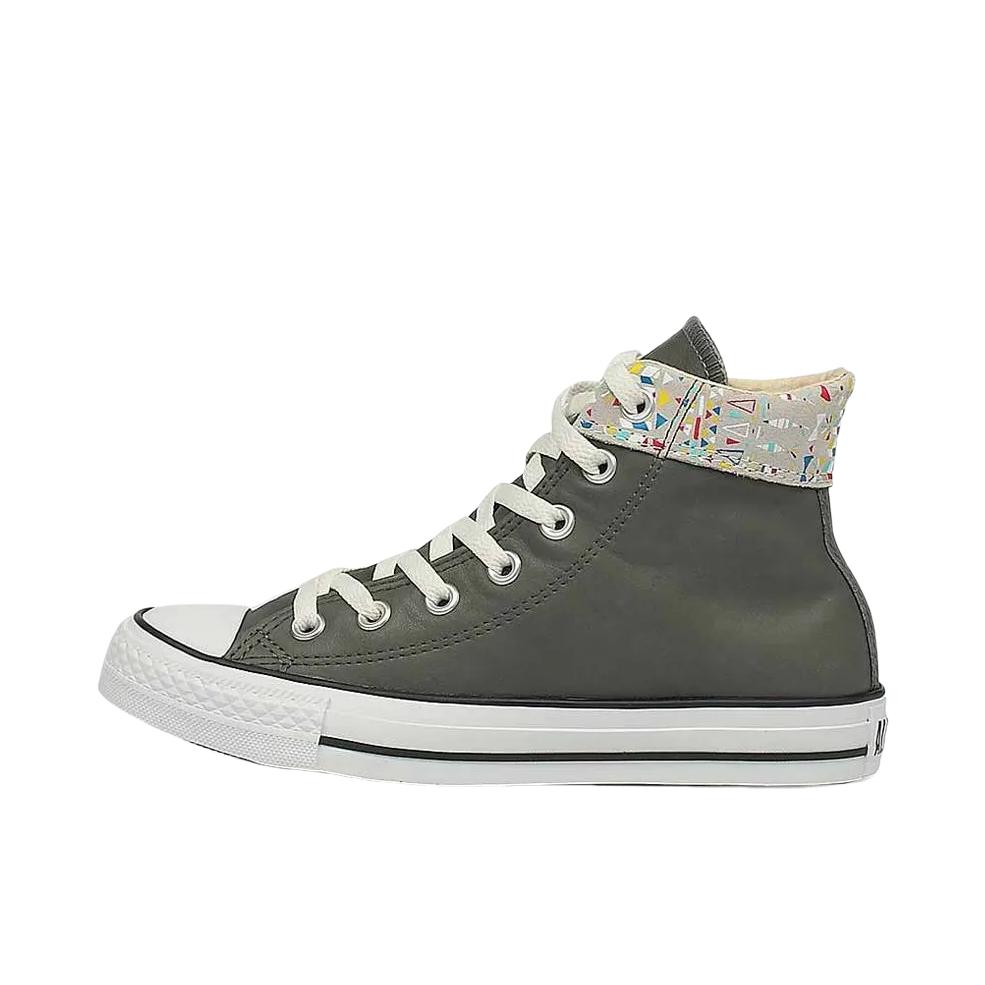 推荐商品：Converse/匡威 Chuck Taylor All Star 帆布鞋 防滑耐磨高帮时尚 女款/灰色