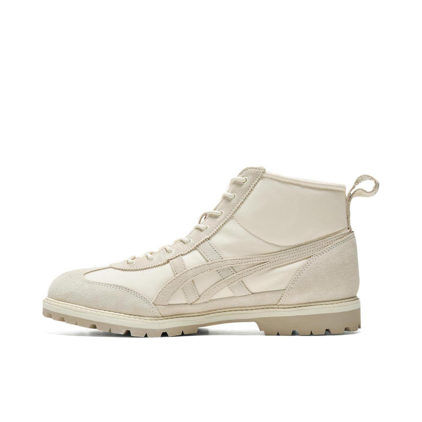 推荐商品：Onitsuka Tiger Rinkan Boot 休闲复古 防滑耐磨 减震运动 靴子 米色/白色