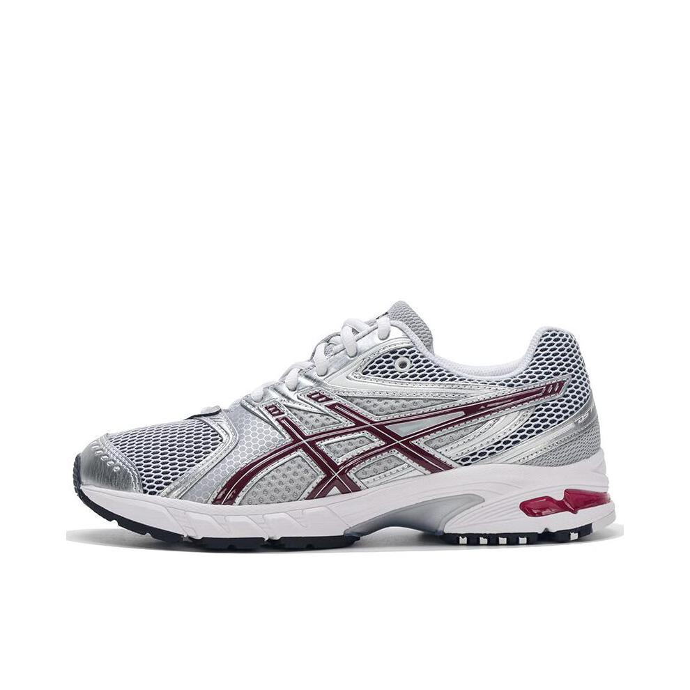 推荐商品：Asics/亚瑟士 GEL-DS Trainer 14 跑鞋 复古防滑耐磨缓震透气舒适低帮时尚支撑贴合圆头 灰色/红色