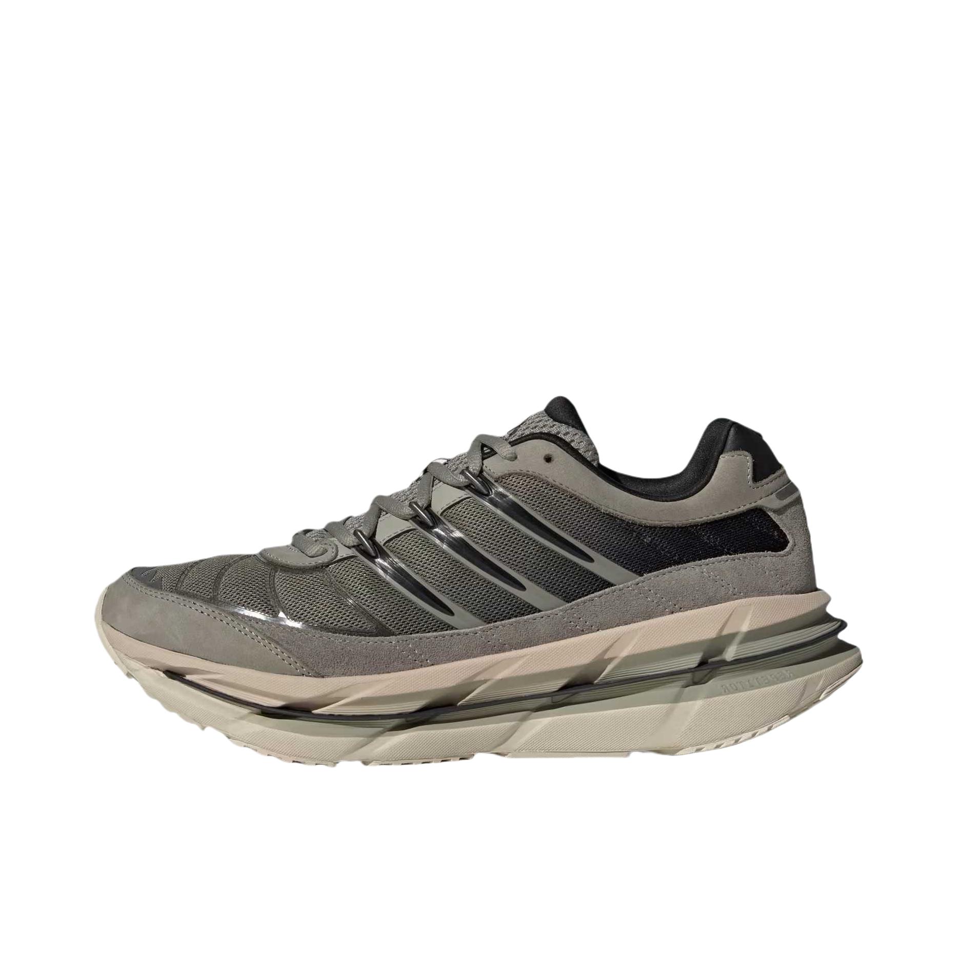 推荐商品：adidas Adistar HRMY 跑鞋 百搭耐磨低帮厚底贴合 卵石/芯黑色/橄榄层