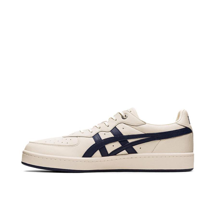 推荐商品：Onitsuka Tiger GSM 耐磨 时尚 百搭复古 舒适透气 防滑 板鞋 米白/蓝色