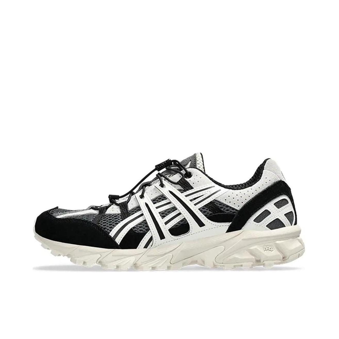 推荐商品：Asics/亚瑟士 Gel-Sonoma 15-50 跑鞋 舒适缓震轻便透气合成革经典复古时尚百搭织物回弹 黑色/白色