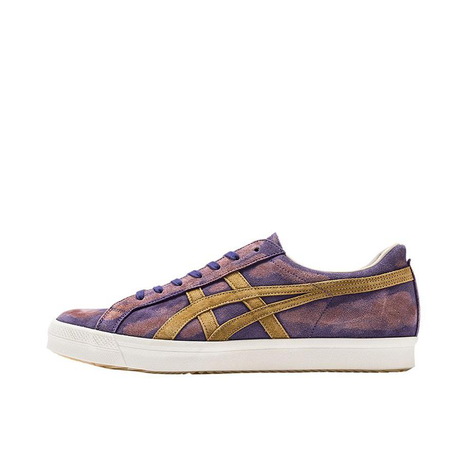 推荐商品：Onitsuka Tiger Fabre BL-S Deluxe 复古 舒适轻便 休闲鞋 紫色/黄色