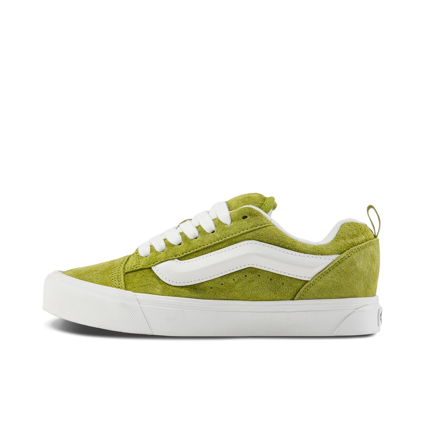 推荐商品：Vans/范斯 Knu-Skool 板鞋 面包鞋 滑板鞋 复古美式时尚防水支撑贴合圆头 火龙果绿