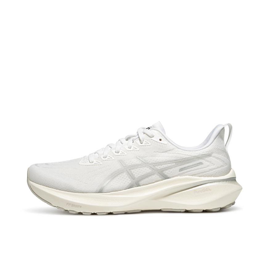 推荐商品：Asics/亚瑟士 GT-2000 13 稳定支撑 缓震回弹 防滑耐磨 系带 包裹性 长跑 跑鞋 白色/灰色
