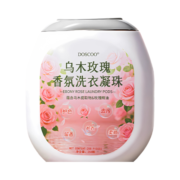 推荐商品：DOSCOO 持久留香 乌木玫瑰 香氛洗衣凝珠 罐装