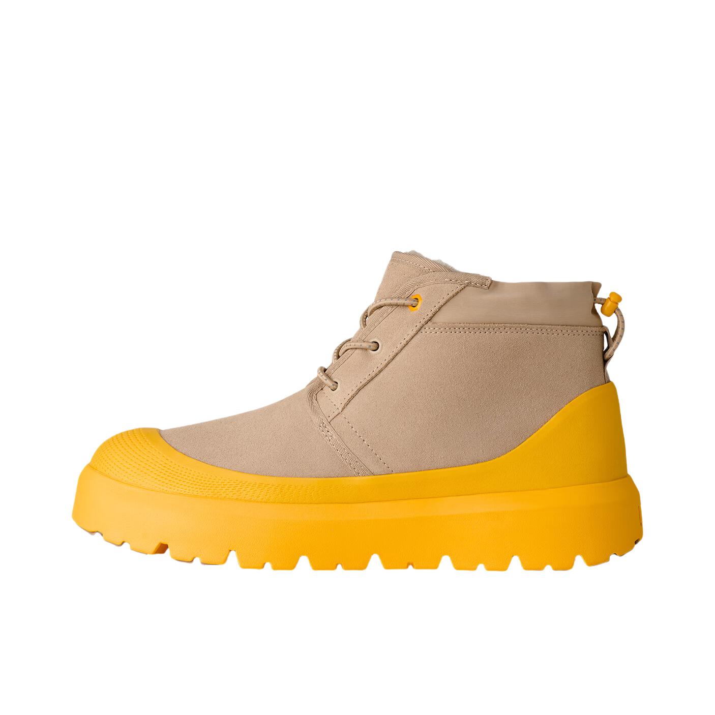 推荐商品：UGG Neumel Weather Hybrid 防水 加厚加绒 舒适 短筒圆头 时尚百搭 雪地靴 短靴 芥菜籽色/夏日小麦黄色