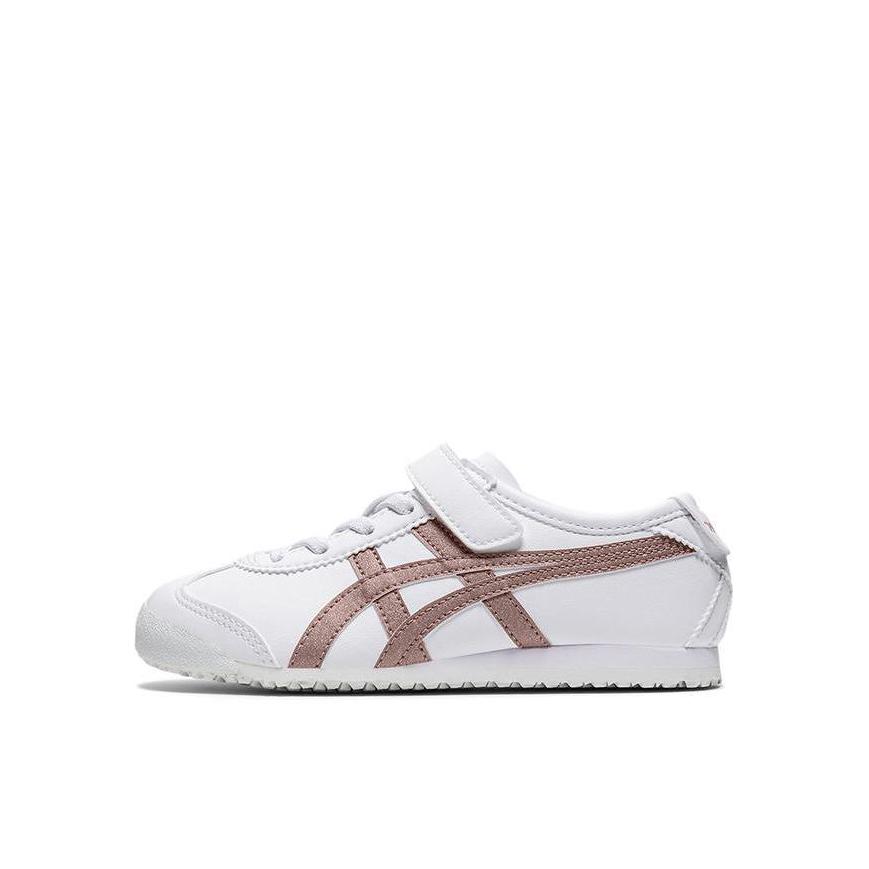 推荐商品：Onitsuka Tiger Candy Glitter 潮流经典 轻便透气 童鞋 小童/白色/玫瑰金