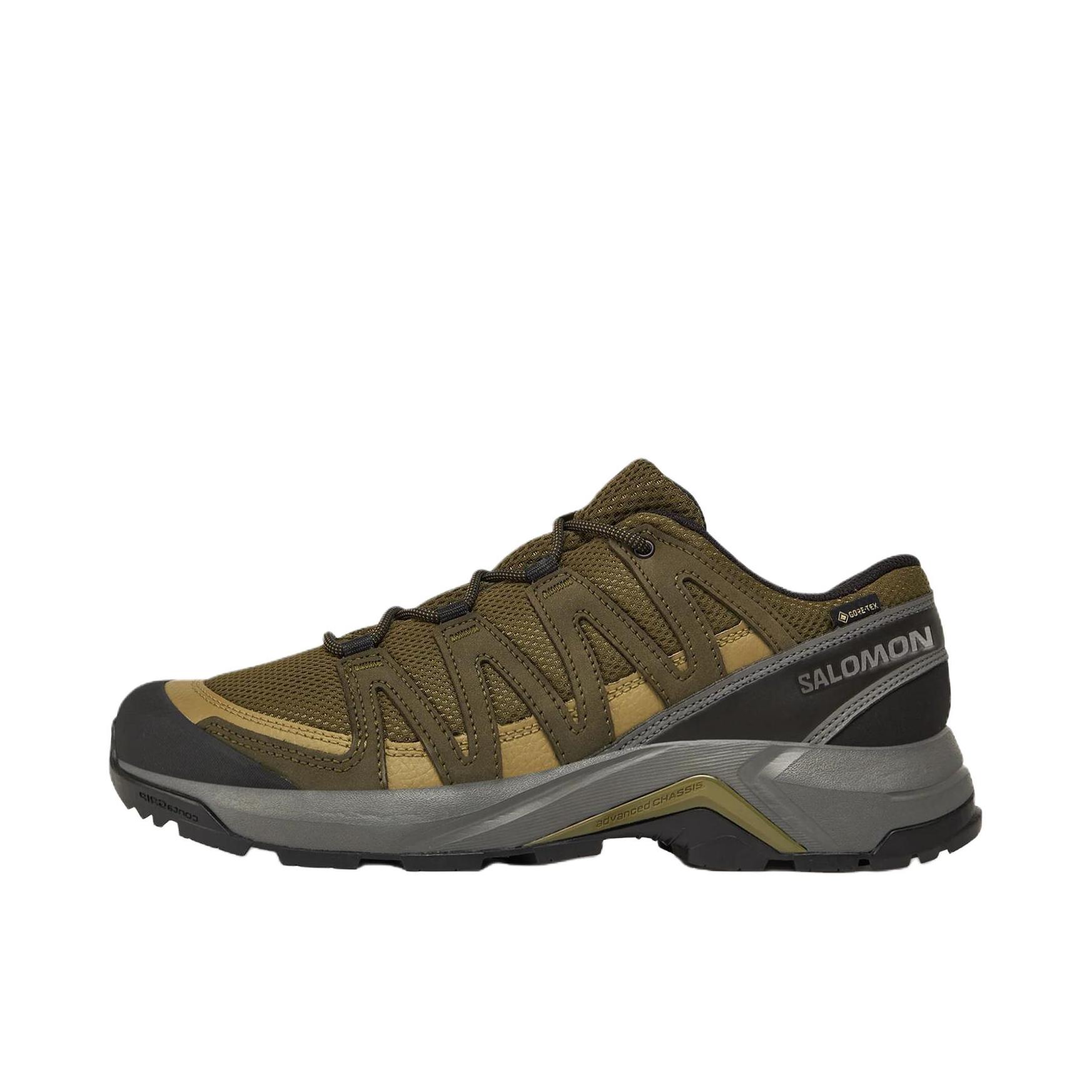 推荐商品：Salomon/萨洛蒙 X-Adventure 登山鞋 防水运动稳定抓地支撑徒步鞋 绿色