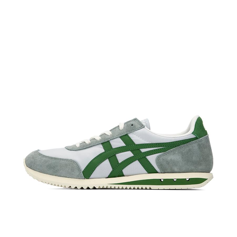 推荐商品：Onitsuka Tiger New York 复古百搭 潮流 防滑耐磨 轻便透气 织物 运动休闲鞋 灰色/绿色