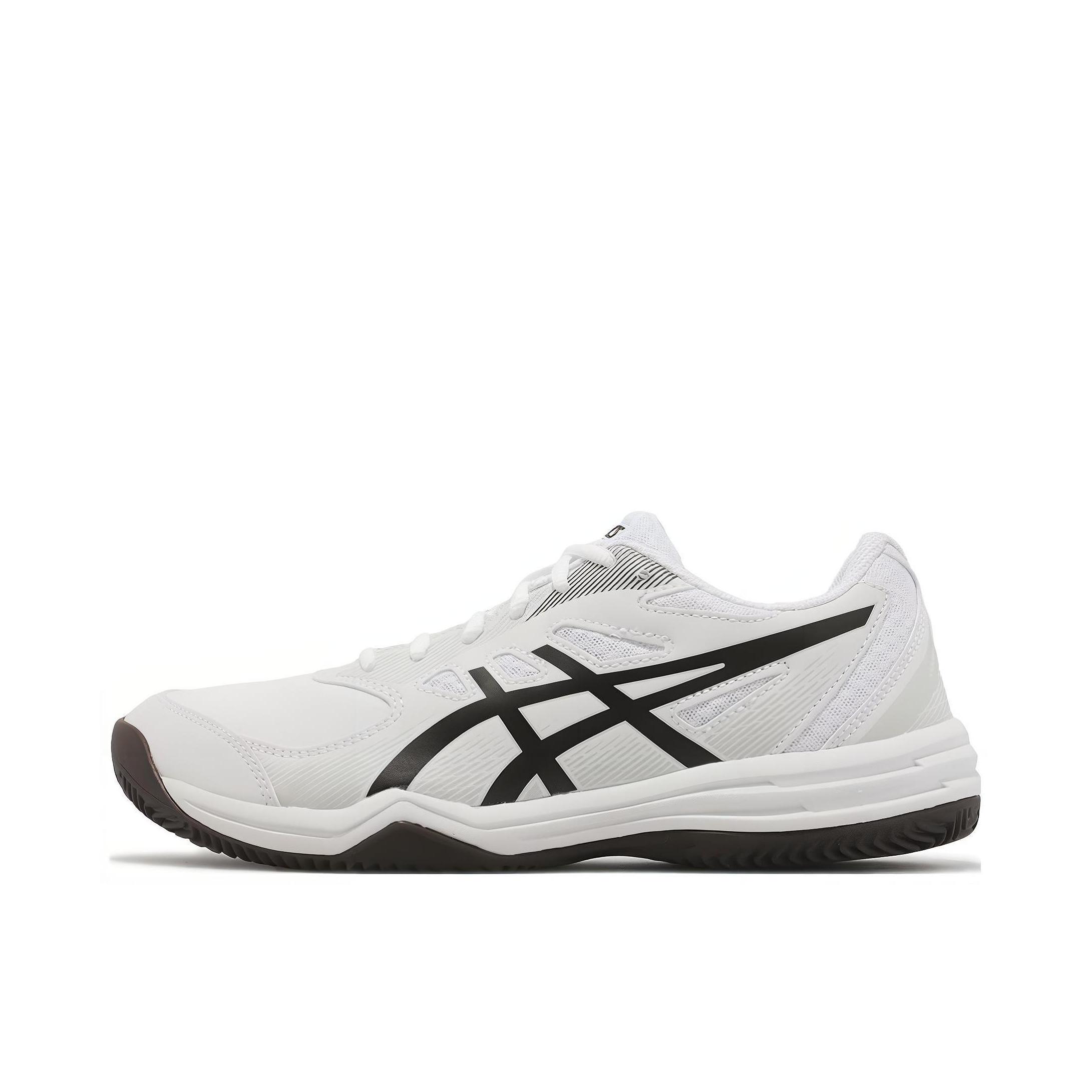 推荐商品：Asics/亚瑟士 Court Slide 3 防滑 耐磨 圆头 网球鞋 白色/黑色