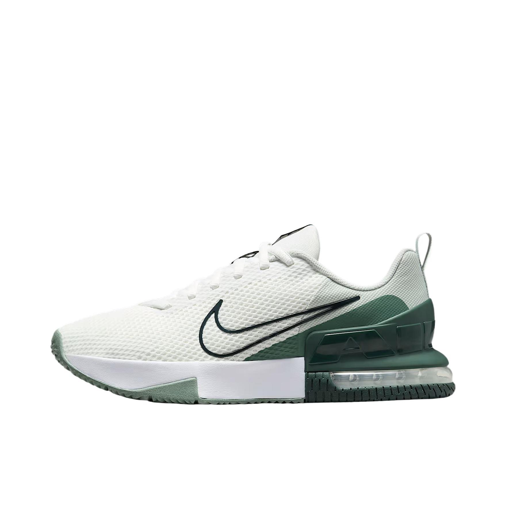 推荐商品：Nike Air Max Alpha Trainer 6 气垫 减震支撑 防滑耐磨 跑步 舒适百搭 时尚 训练鞋 气垫鞋 山峰白/浅银色/海藻绿/土绿色