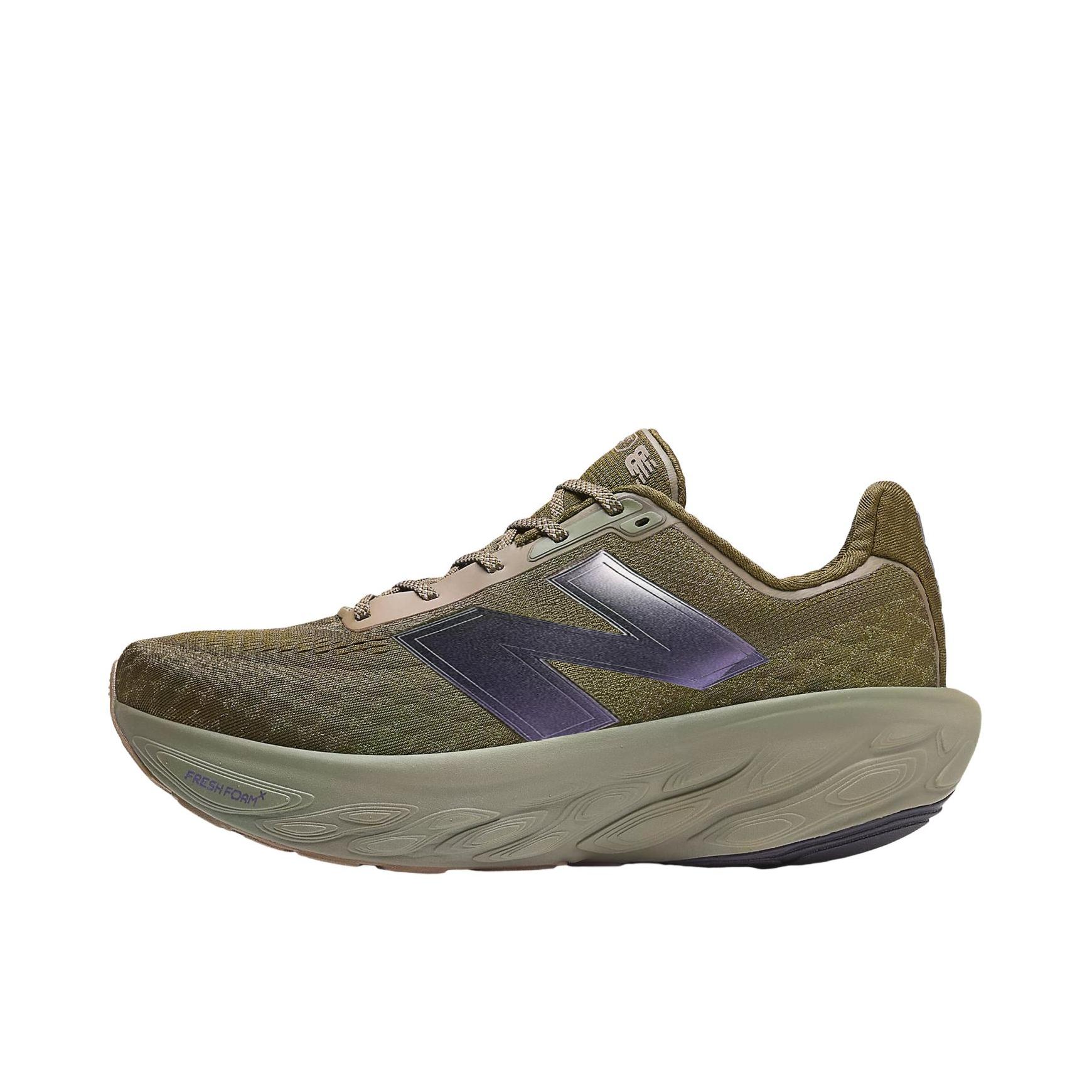 推荐商品：New Balance Fresh Foam X 1080 v14 跑鞋 舒适缓震防滑耐磨轻便低帮百搭简约轻量慢跑支撑半马 D宽/橄榄绿 