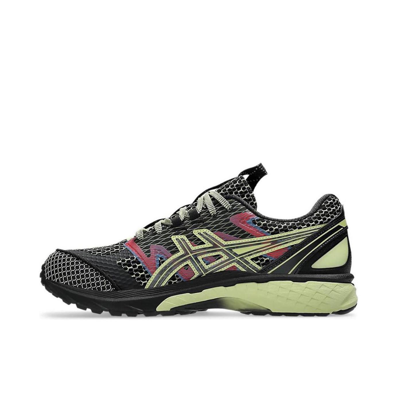 推荐商品：Asics/亚瑟士 Gel-Terrain US4-S 跑鞋 网布透气防滑耐磨舒适圆头潮流复古越野 KIKO KOSTADINOV联名/黑色/黄绿色