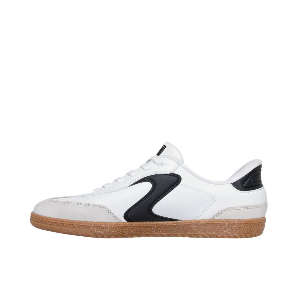 推荐商品：Skechers/斯凯奇 厚底 复古 百搭 平底 运动休闲鞋 185235 女款/白色/黑色 