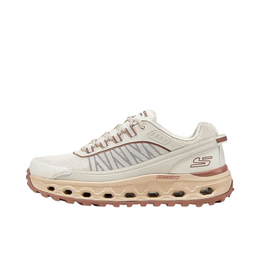推荐商品：Skechers/斯凯奇 缓震 厚底 透气 舒适 徒步鞋 户外鞋 237681 女款/白色/棕色