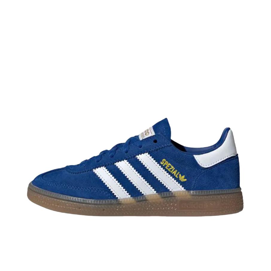 推荐商品：adidas Originals HANDBALL SPEZIAL T头鞋 德训鞋 板鞋 舒适耐磨复古防滑 蓝色