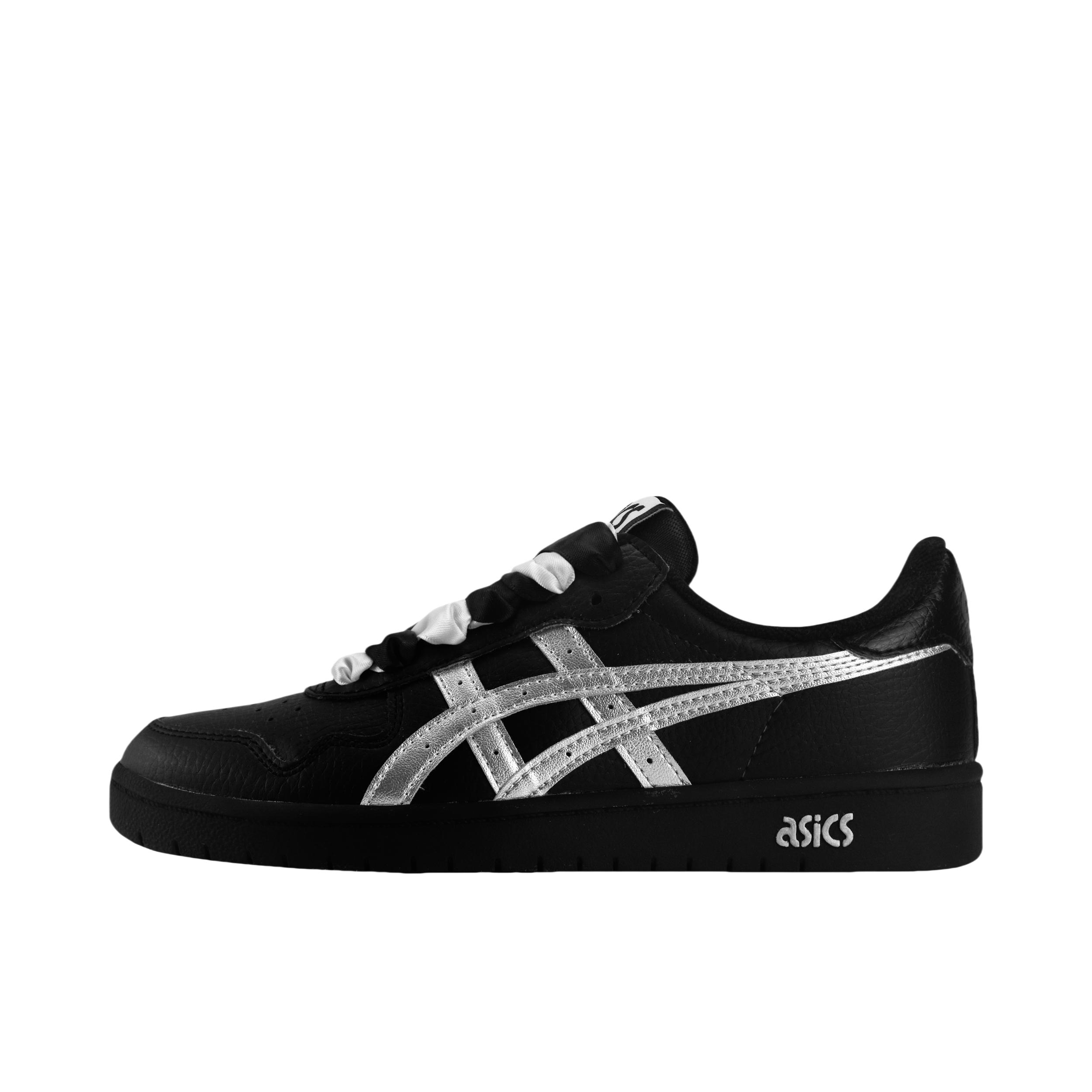 推荐商品：【定制球鞋】Asics/亚瑟士 JAPAN S 潮酷 机能 防滑 街头 板鞋 骑士/银色/黑色
