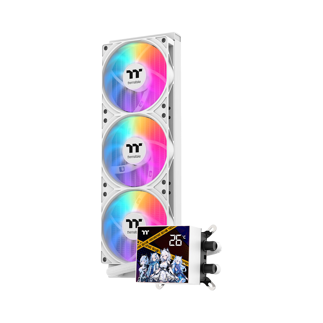 推荐商品：Thermaltake/曜越 钢影 冰霜360 CPU水冷散热器 全面屏 ARGB风扇 360冷排