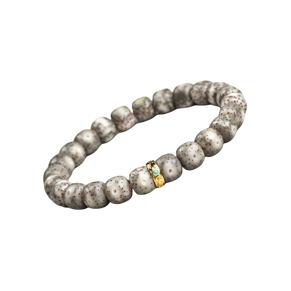 推荐商品：木醉 冰糯石玉料星月菩提子手串