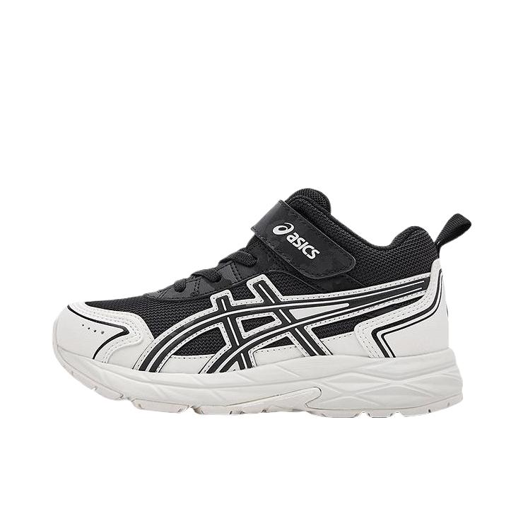 推荐商品：Asics/亚瑟士 CONTEND 跑鞋 中帮魔术贴时尚织物合成革秋冬 大童/黑色/白色