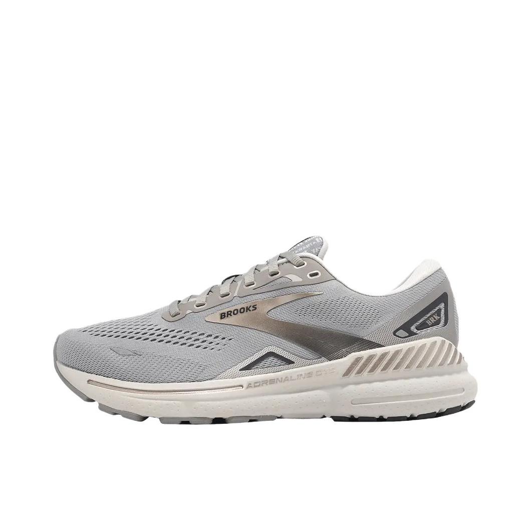 推荐商品：Brooks/布鲁克斯 Adrenaline GTS 追岚 23 缓震支撑 防滑耐磨 网面 舒适百搭 跑鞋 1D宽/灰色 