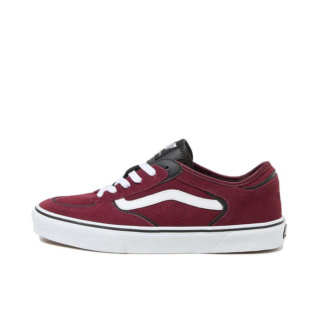 推荐商品：Vans/范斯 Rowley Classic 防滑耐磨 舒适轻便 减震 简约百搭 潮流复古 运动休闲鞋 红色
