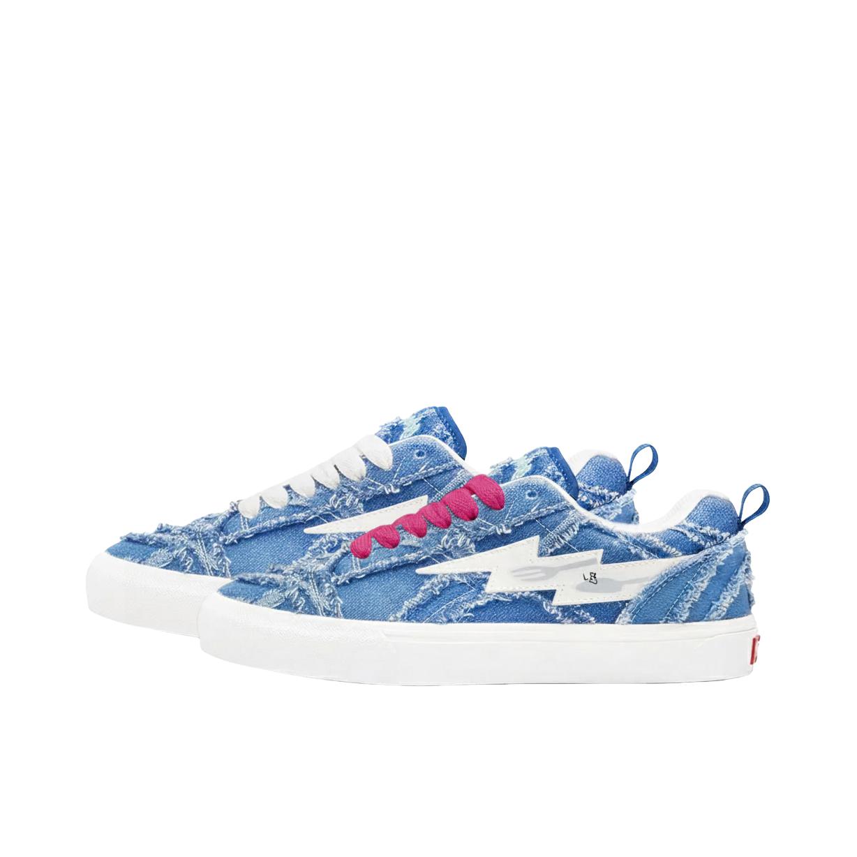 推荐商品：AFTER SCHOOL SPECIAL 复古闪电 板鞋 面包鞋 街头运动风复古包裹性小香风学院风牛仔风防滑增高 鸳鸯款/丹宁蓝