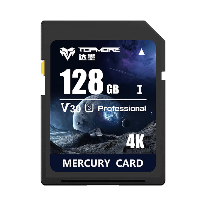 推荐商品：TOPMORE 达墨 SD内存卡 适用相机 U3 V30 水星卡