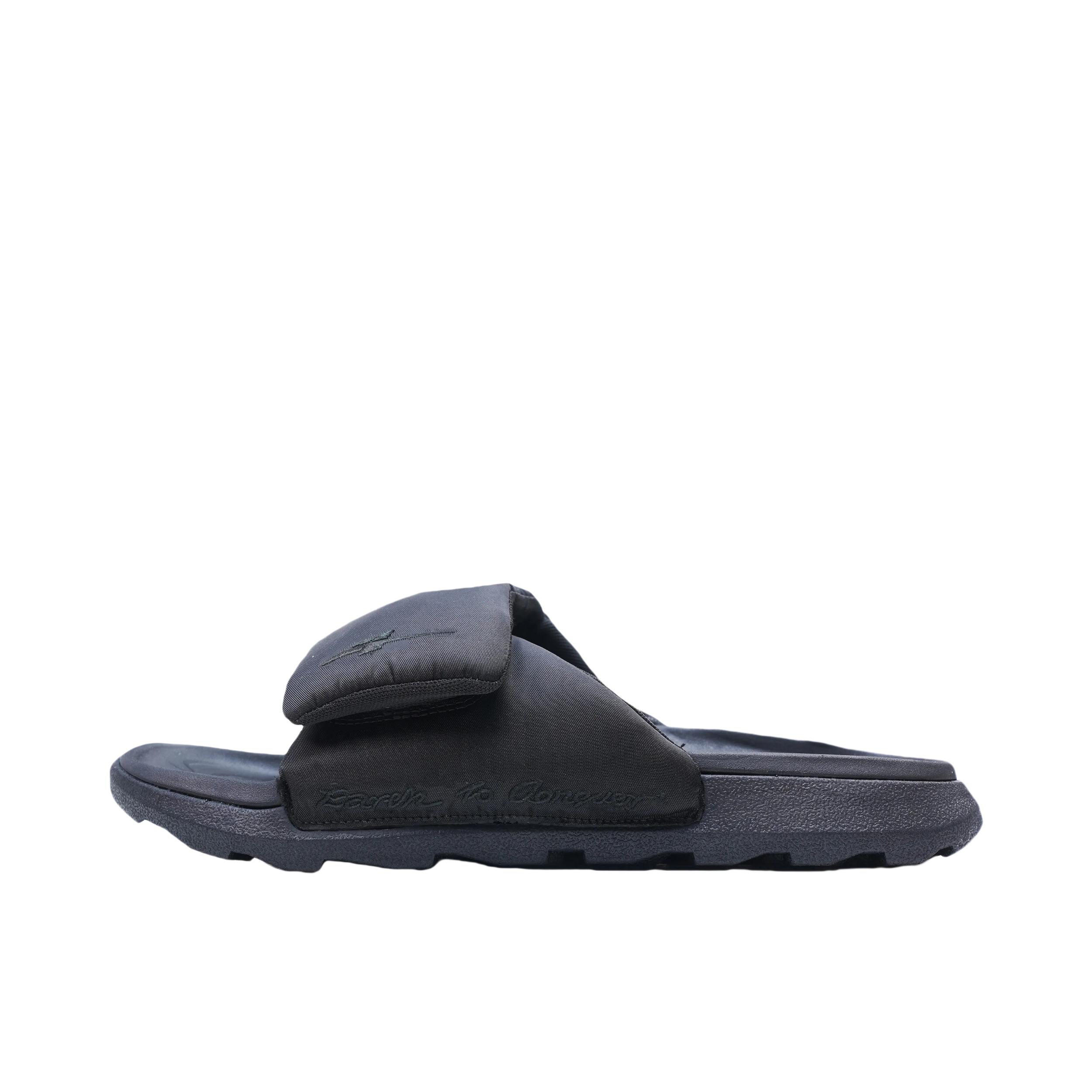 推荐商品：SeriousPlayerOnly ETC Slides All Black 拖鞋 一字中跟厚底时尚 黑色
