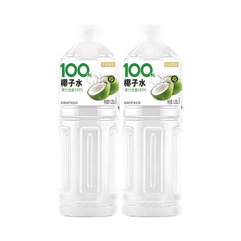 推荐商品：小轻果语 1.25L 椰子水 瓶装