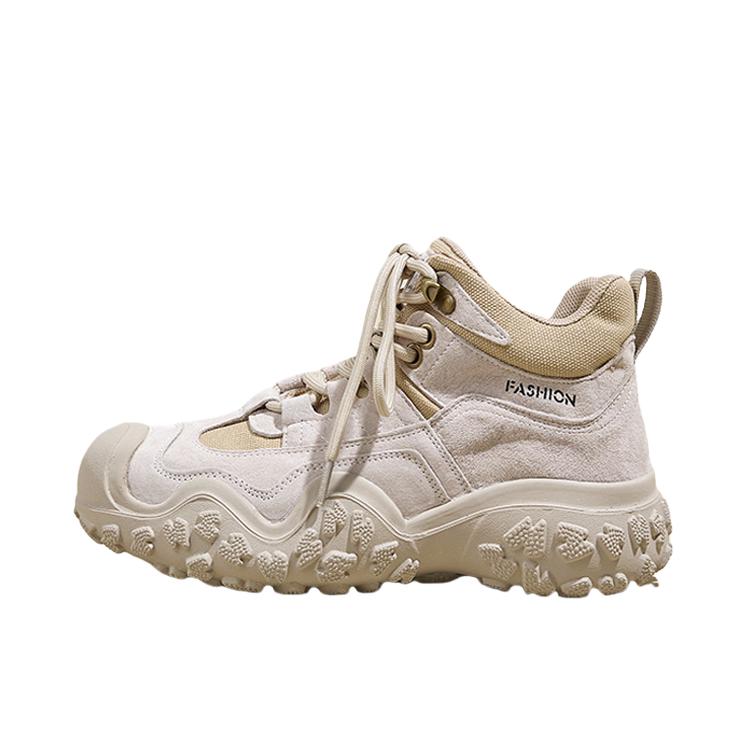 推荐商品：一品公主 户外鞋 登山鞋 透气防滑防水越野 TL-ZN-7916 女款/米色/灰色