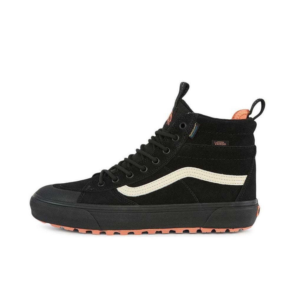 推荐商品：Vans/范斯 SK8-Hi 板鞋 潮流经典拼接复古街头厚底 高帮/黑色/米白色