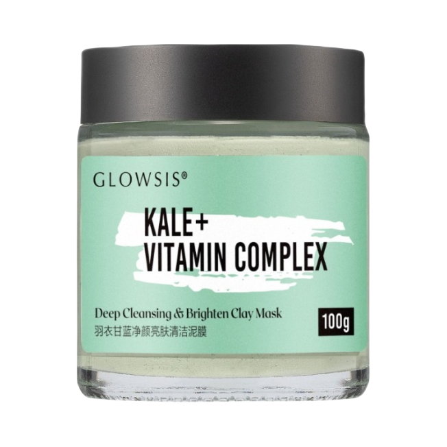 推荐商品：GLOWSIS/光言 羽衣甘蓝净澈泥膜 去角质改善黑头清洁毛孔